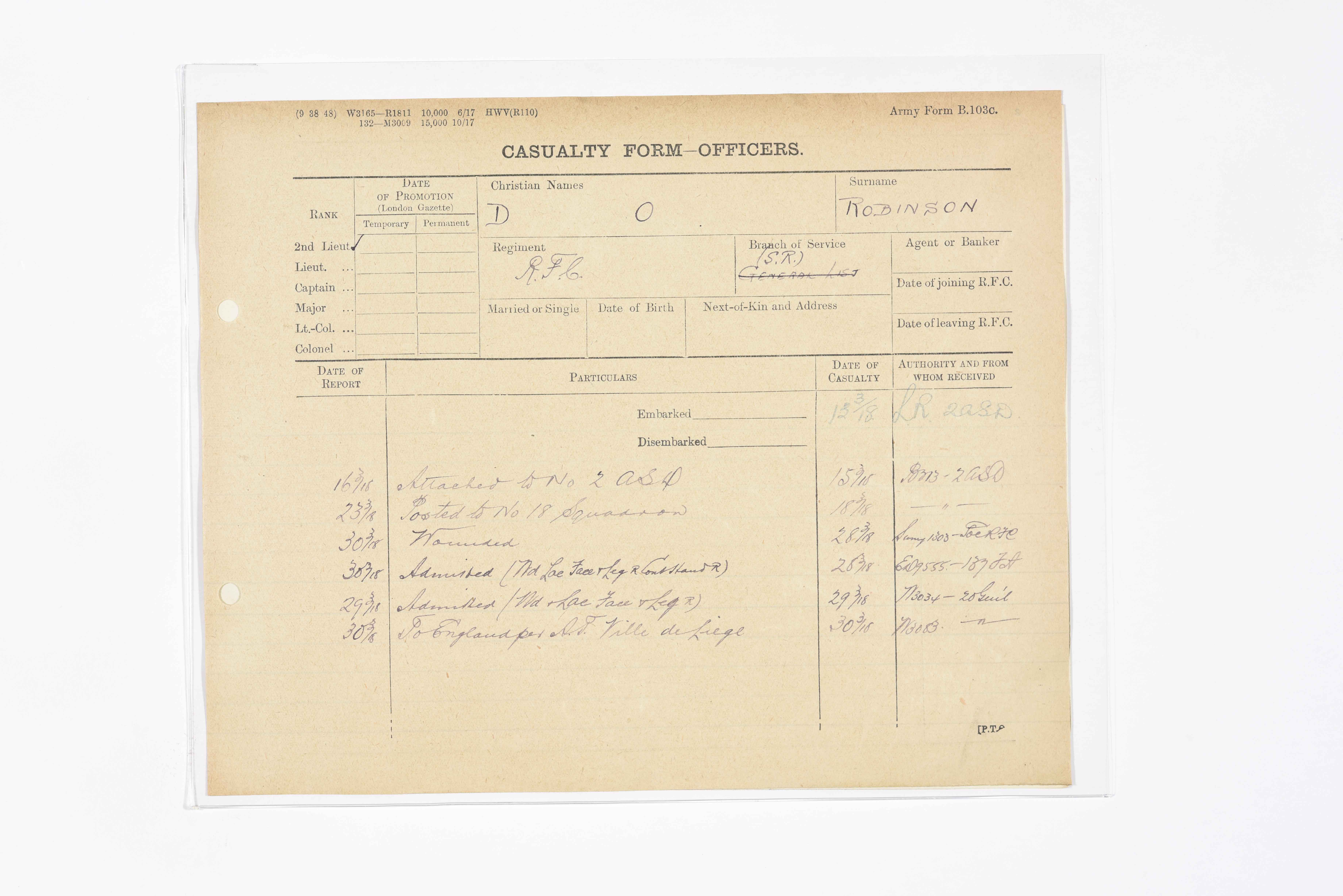 Casualty Forms - Form